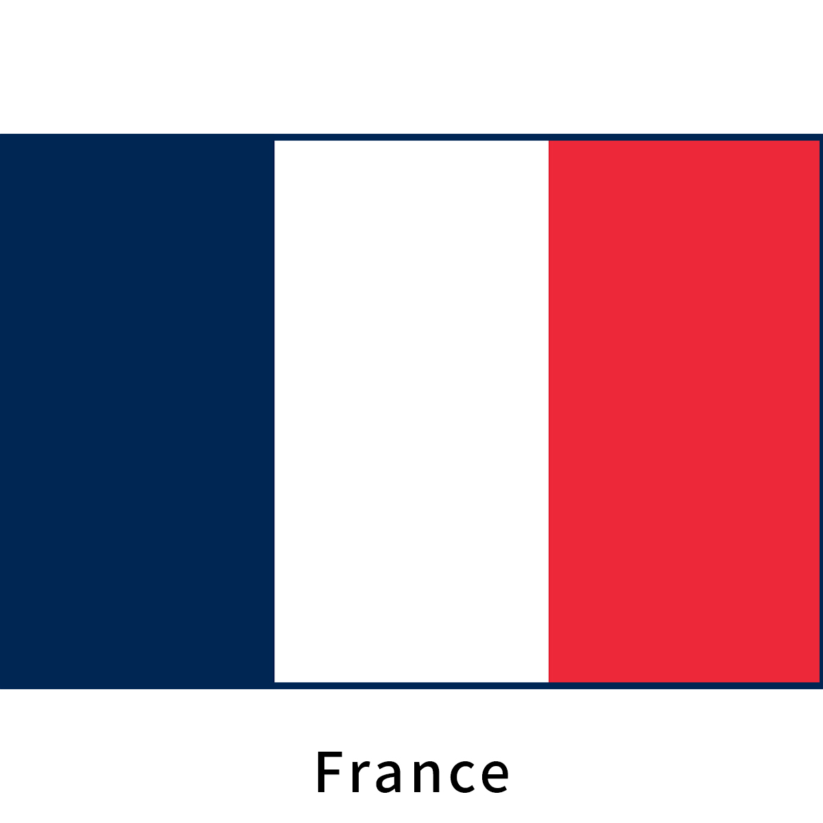 France Flag Fan Collection