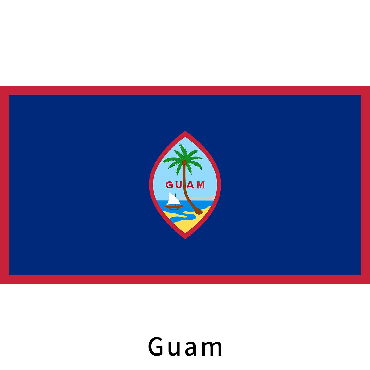 Guam Flag Fan Collection