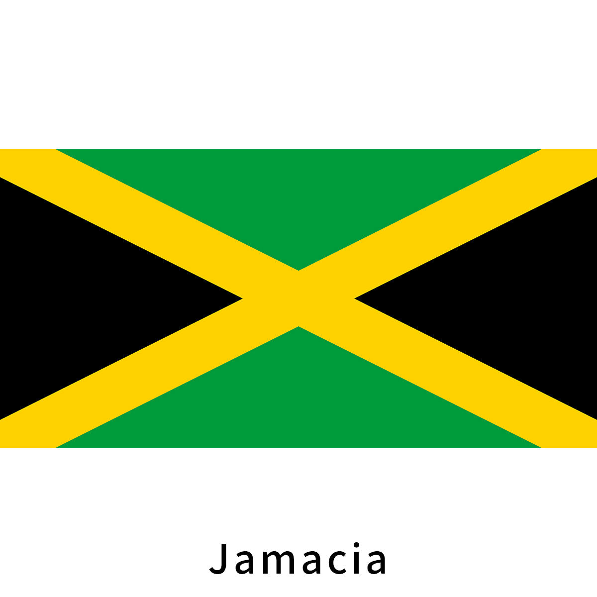 Jamacia Flag Fan Collection