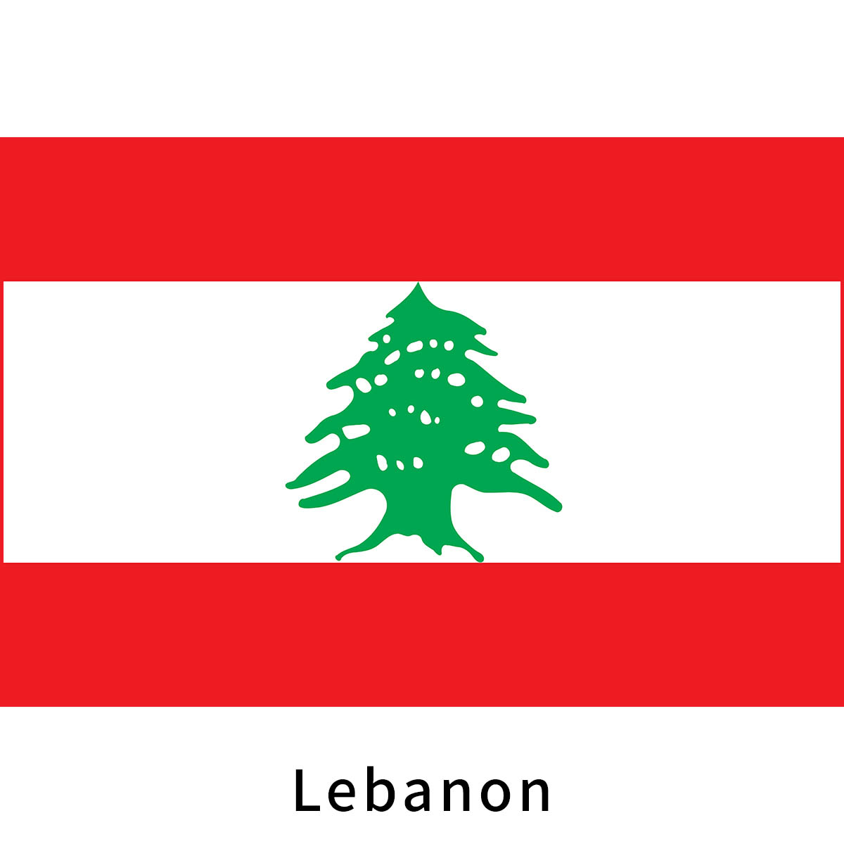 Lebanon Flag Fan Collection