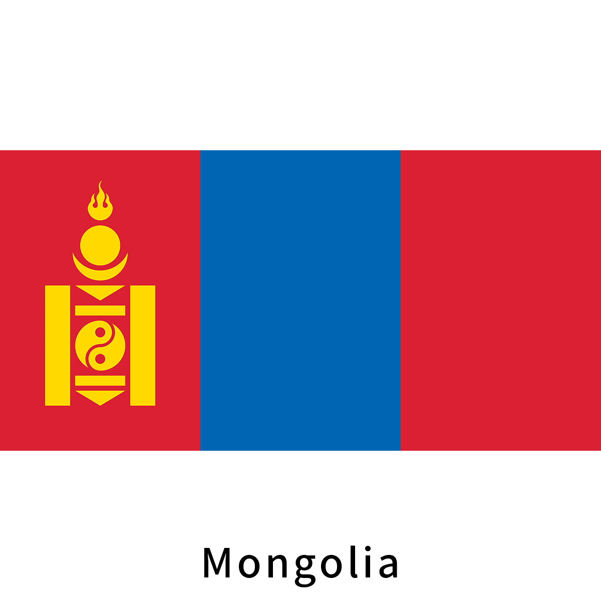 Mongolia Flag Fan Collection