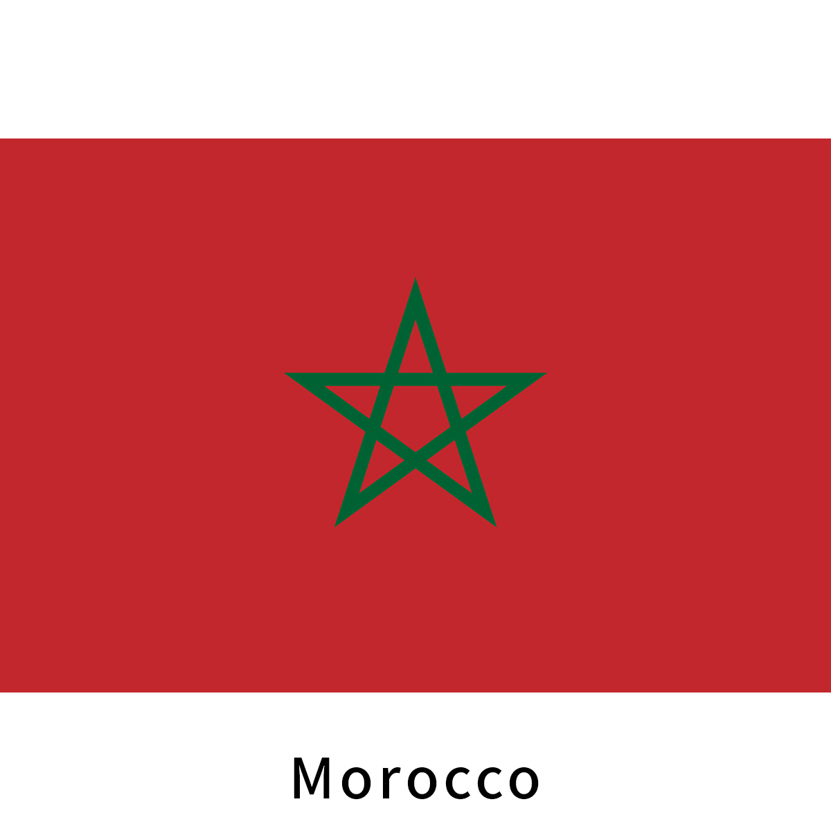 Morocco Flag Fan Collection