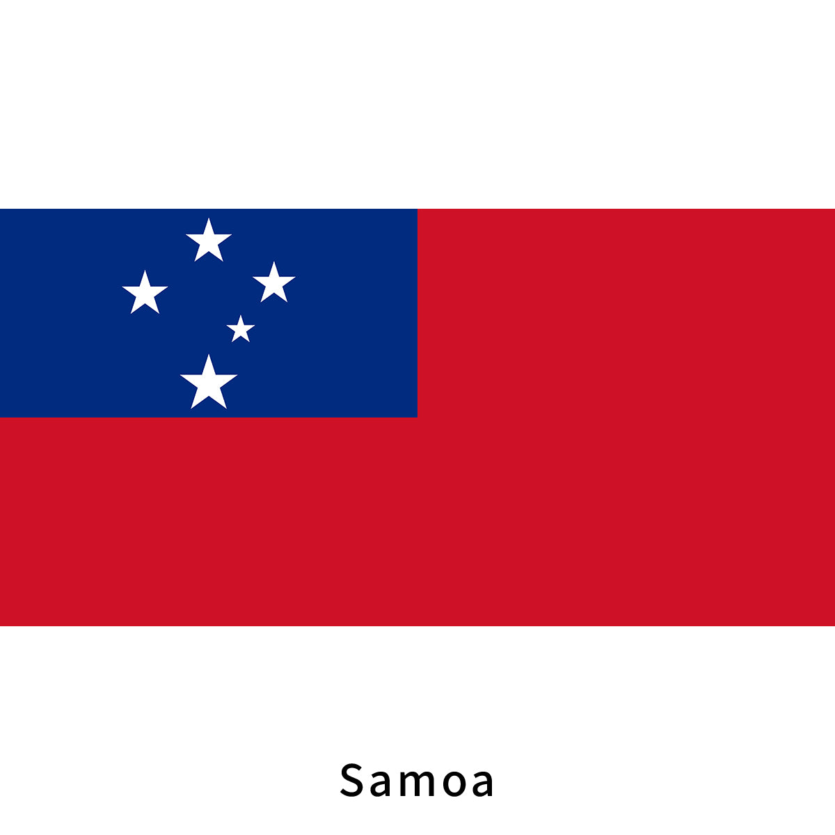 Samoa Flag Fan Collection