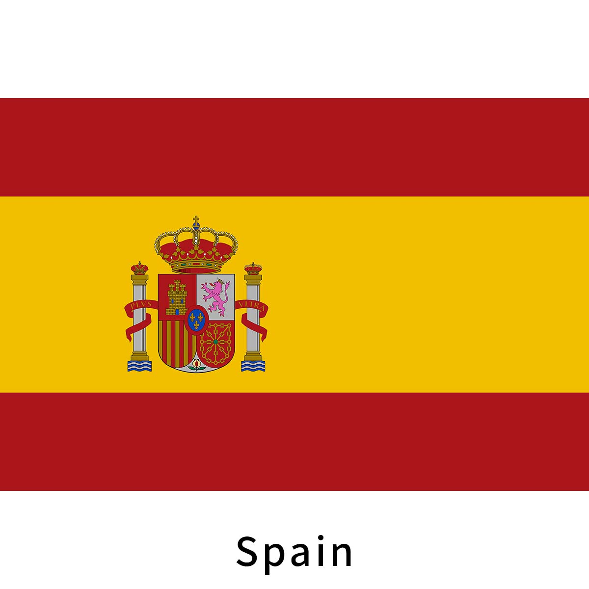 Spain Flag Fan Collection