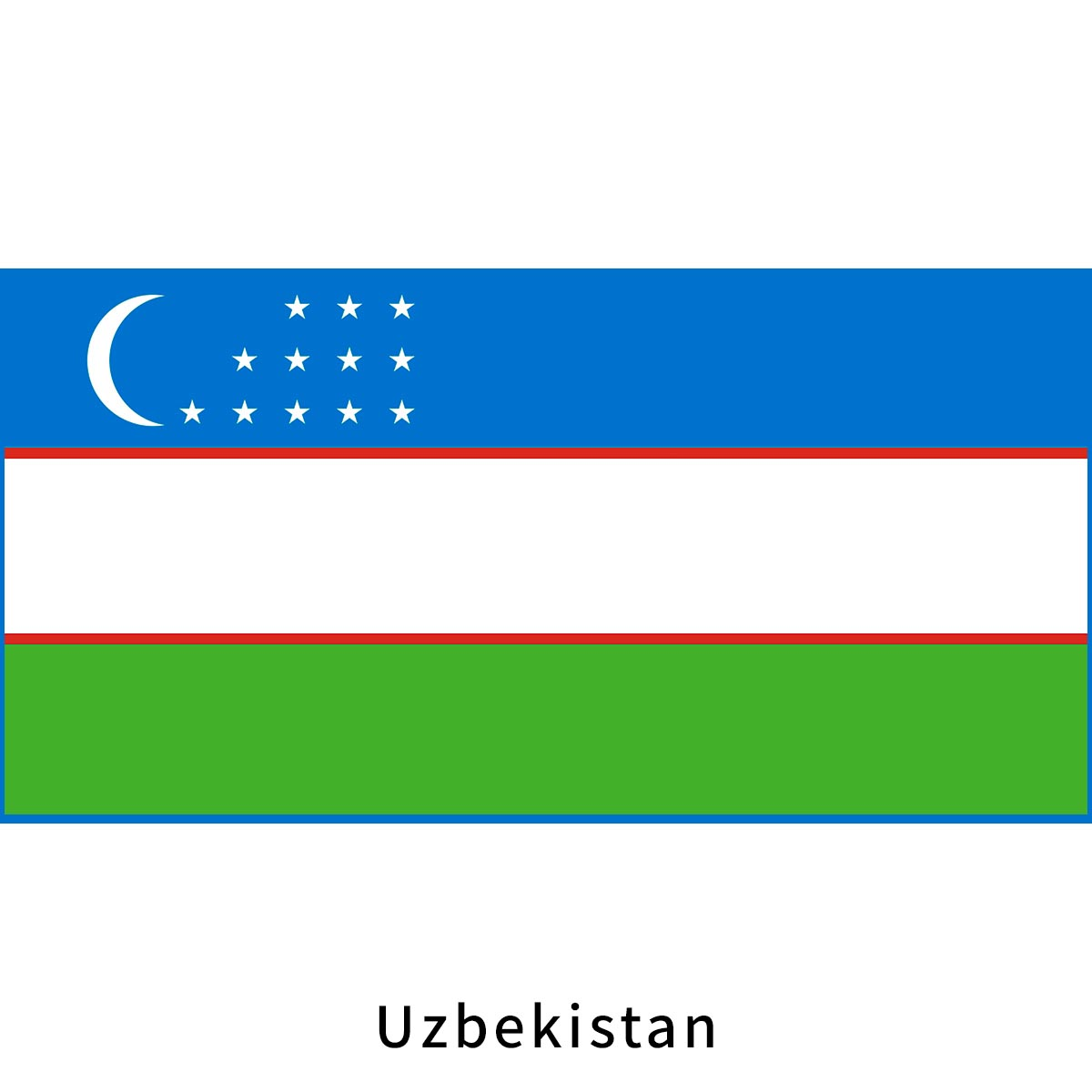 Uzbekistan Flag Fan Collection