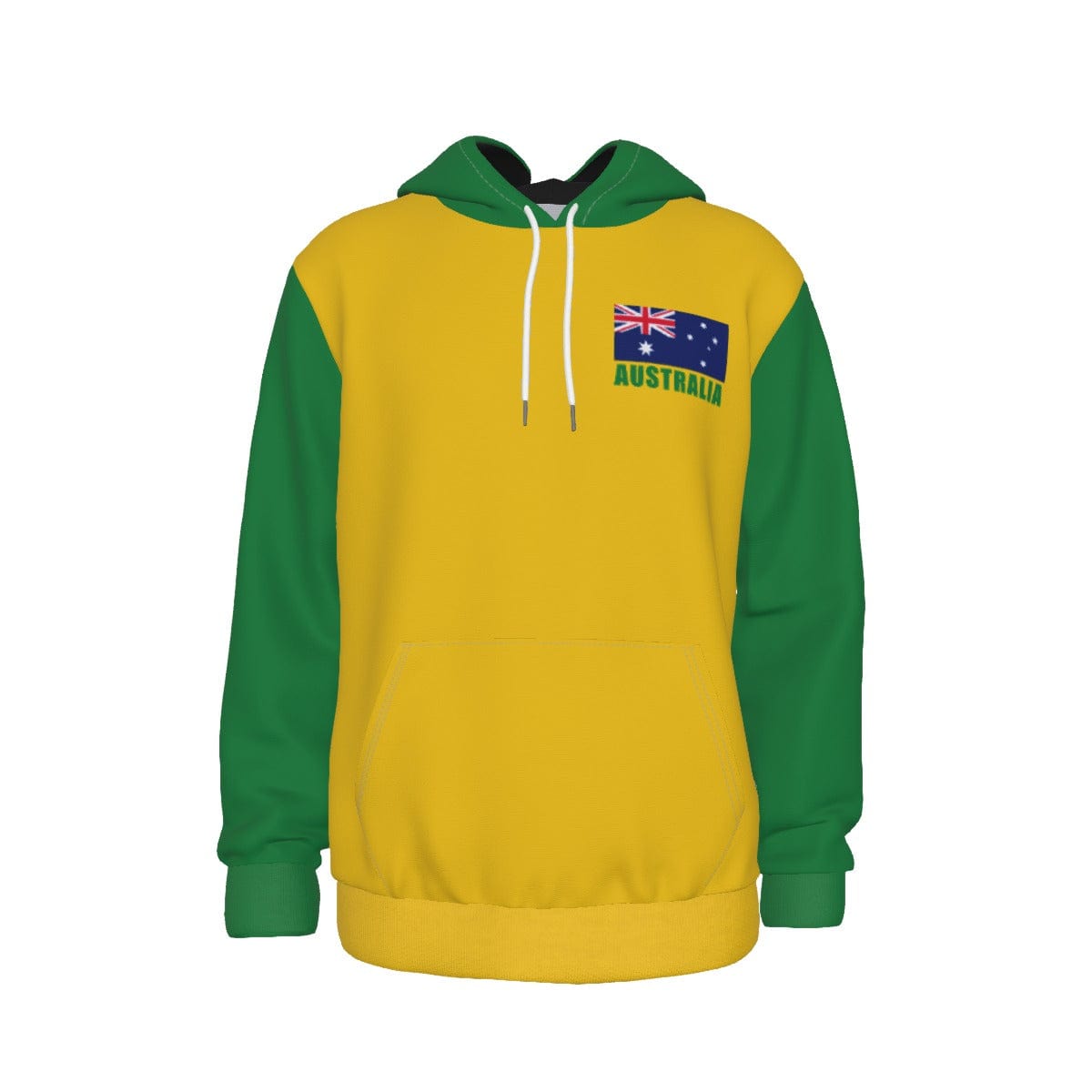 Australia Unisex Football Fan Pullover Hoodie Back