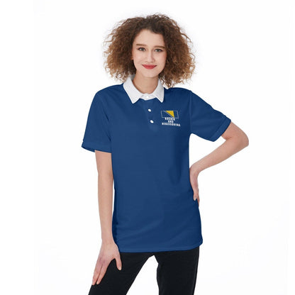 Bosnia and Herzegovina Unisex Football Fan Polo Shirt Front