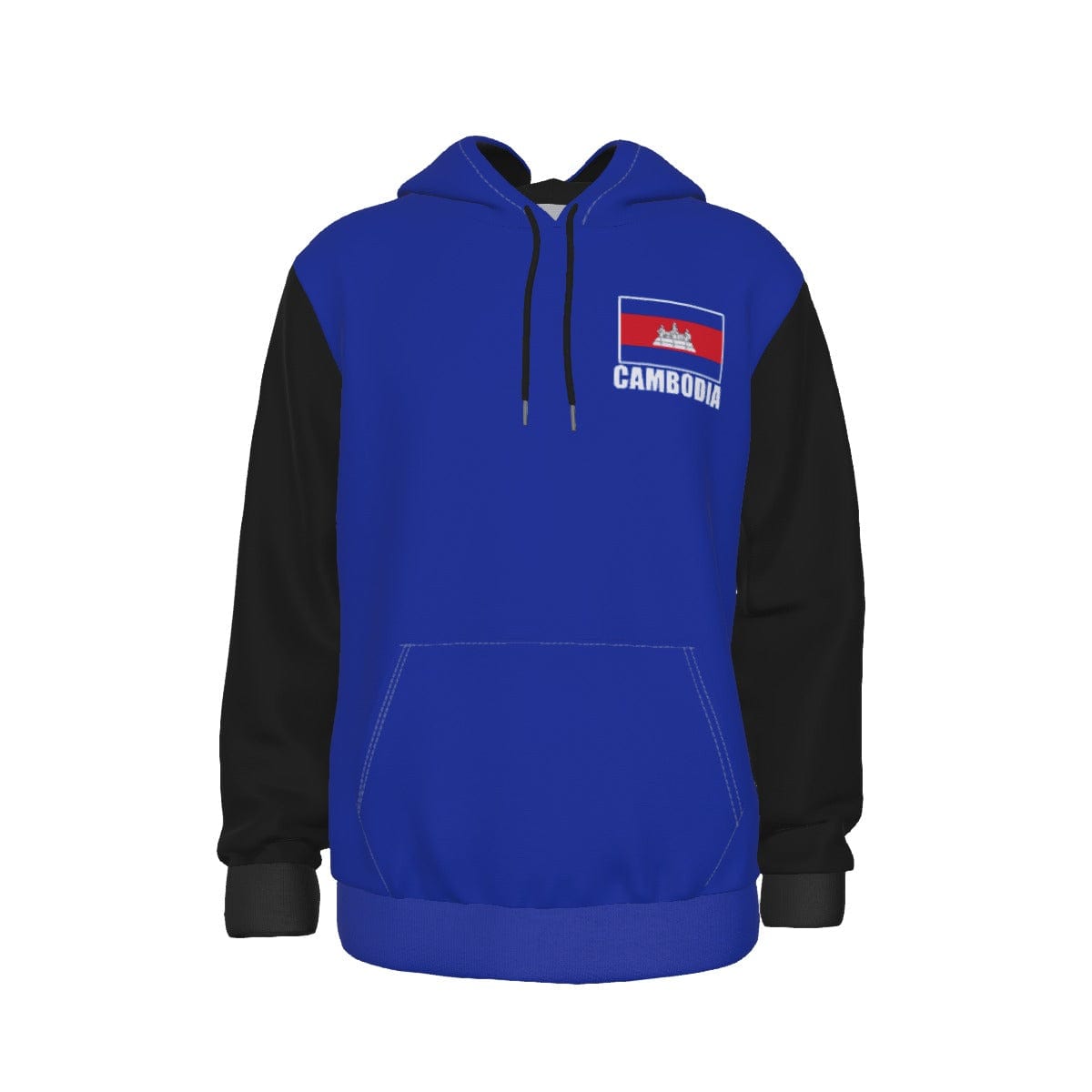 Cambodia Unisex Football Fan Pullover Hoodie Front