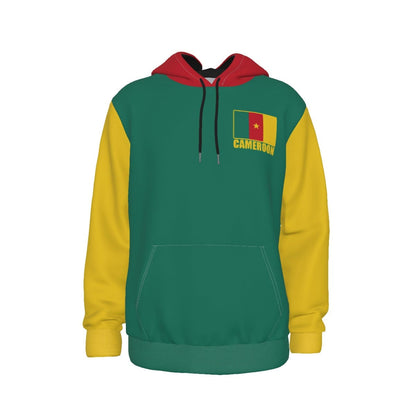 Cameroon Unisex Football Fan Pullover Hoodie Front