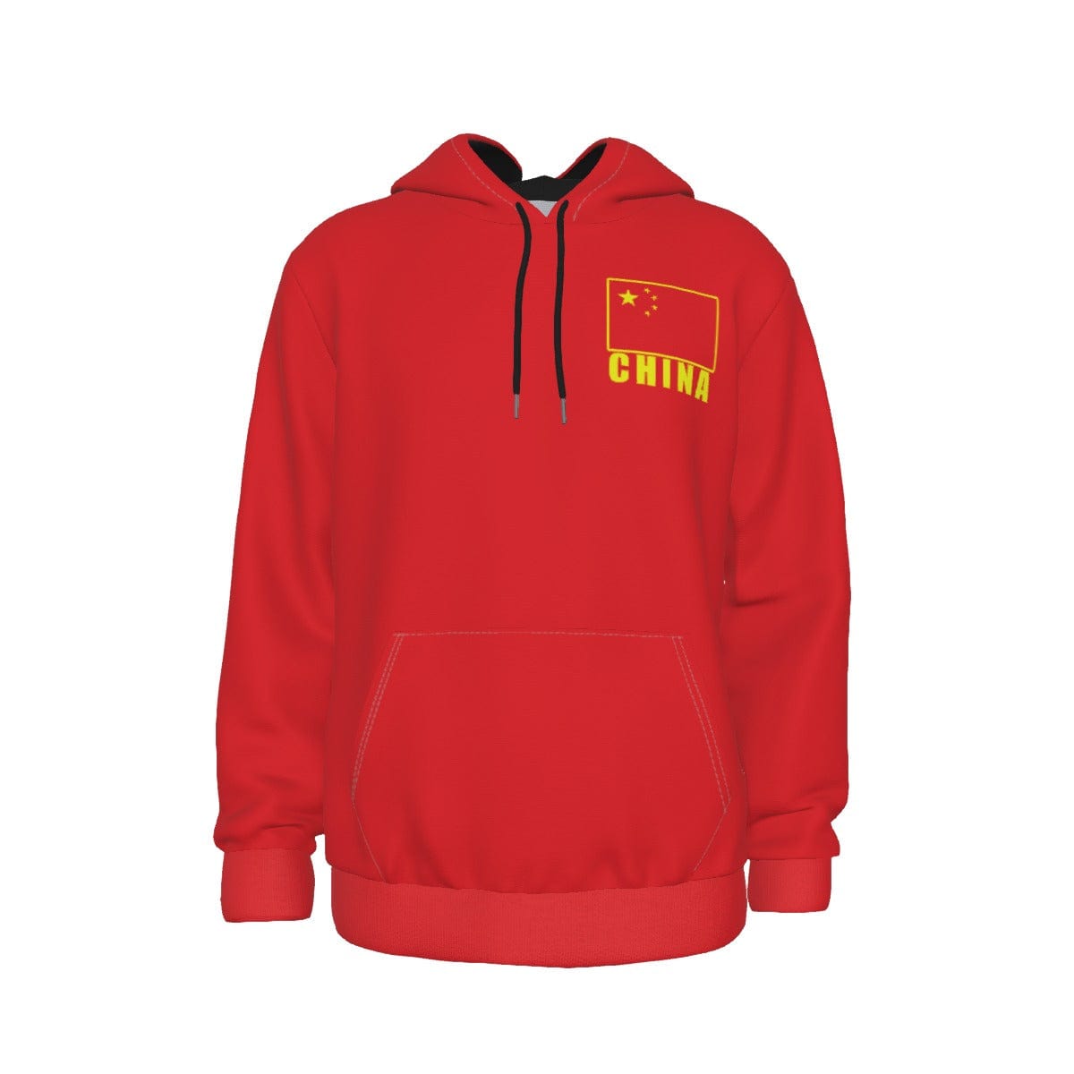 China Unisex Football Fan Pullover Hoodie Front