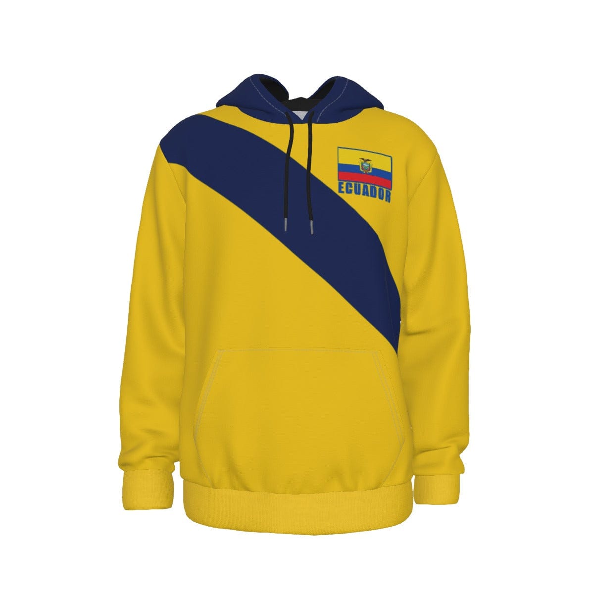 Ecuador Unisex Football Fan Pullover Hoodie Front