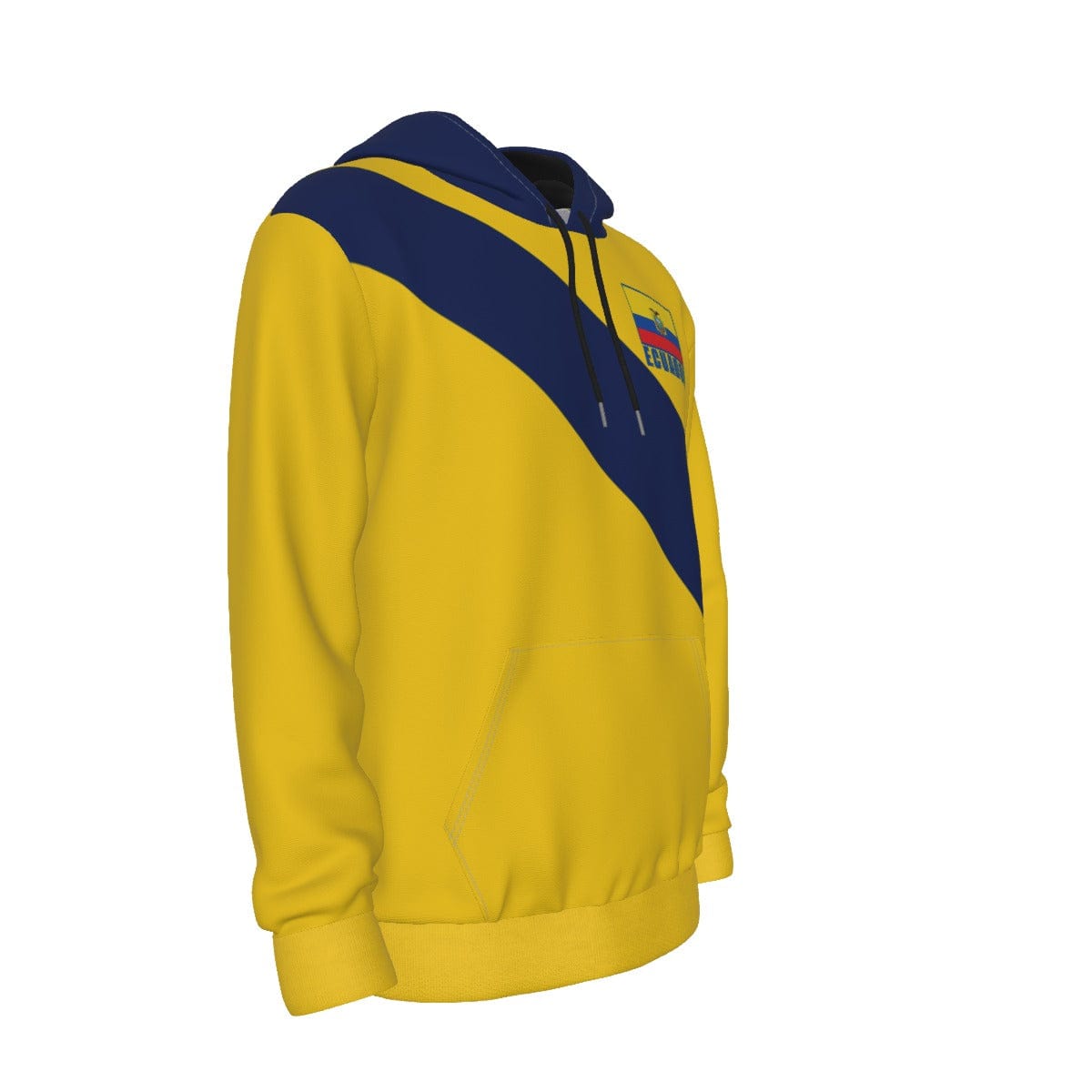 Ecuador Unisex Football Fan Pullover Hoodie Front Right