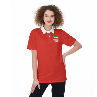 Equatorial Guinea Unisex Football Fan Polo Shirt Front