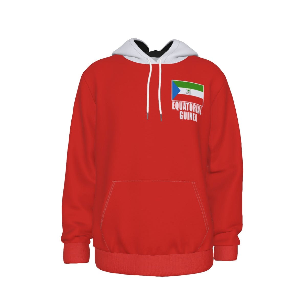 Equatorial Guinea Unisex Football Fan Pullover Hoodie Front