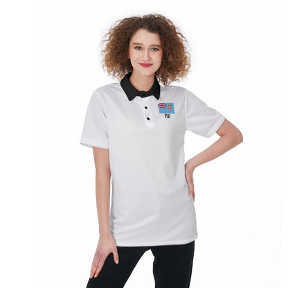 Fiji Unisex Rugby Fan Polo Shirt Front