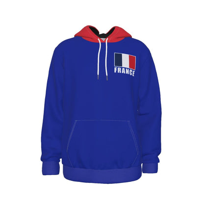 France Unisex Football Fan Pullover Hoodie Front