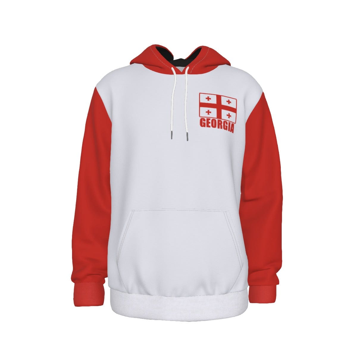 Georgia Unisex Football Fan Pullover Hoodie Front