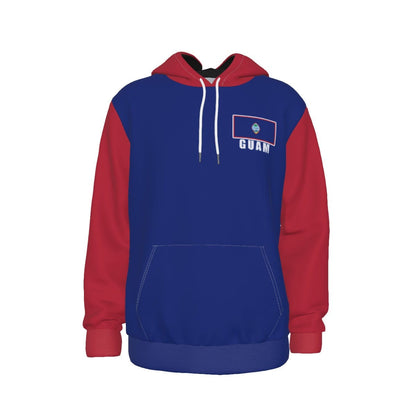 Guam Unisex Football Fan Pullover Hoodie Front