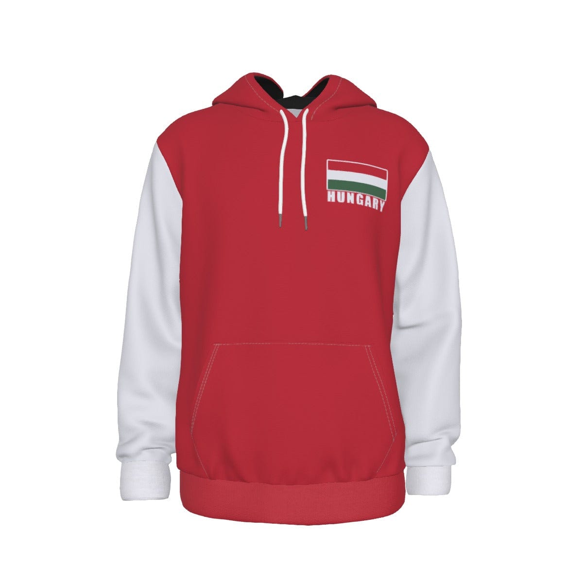 Hungary Unisex Football Fan Pullover Hoodie Front