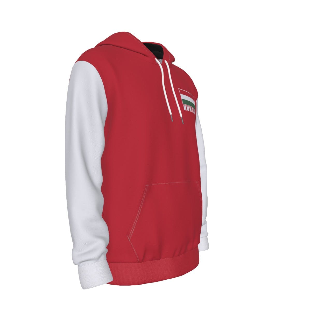 Hungary Unisex Football Fan Pullover Hoodie Front Right