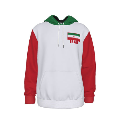 Iran Unisex Football Fan Pullover Hoodie Front