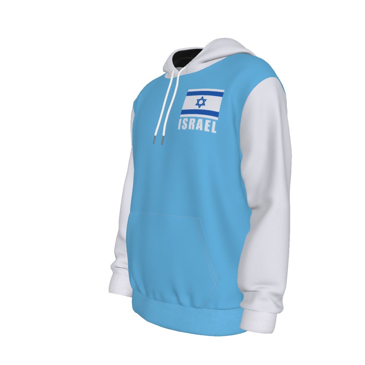 Israel Unisex Football Fan Pullover Hoodie Front Left