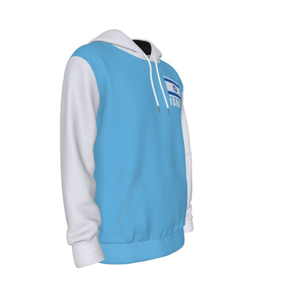 Israel Unisex Football Fan Pullover Hoodie Front Right