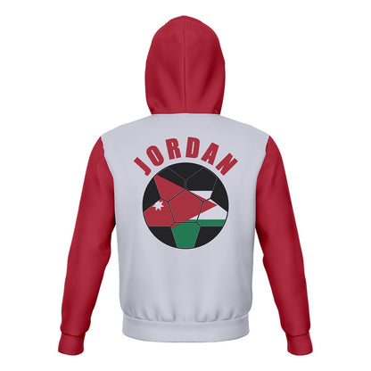 Jordan Unisex Football Fan Pullover Hoodie Back with Hood Up