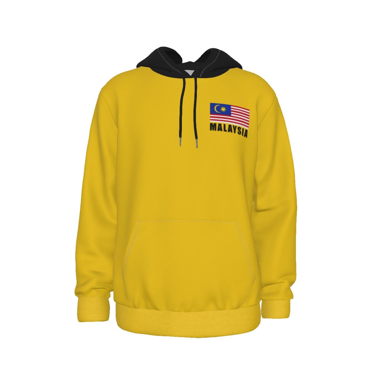 Malaysia Unisex Football Fan Pullover Hoodie Front