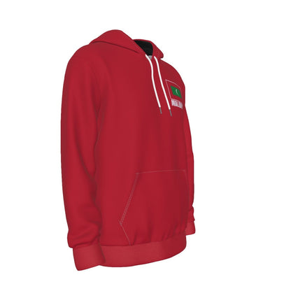 Maldives Unisex Football Fan Pullover Hoodie Front Right