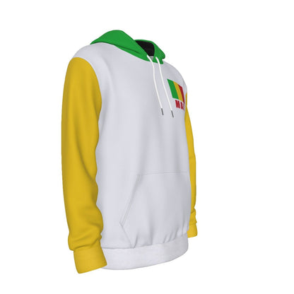 Mali Unisex Football Fan Pullover Hoodie Front Right