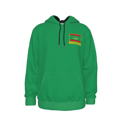 Mauritania Unisex Football Fan Pullover Hoodie Front