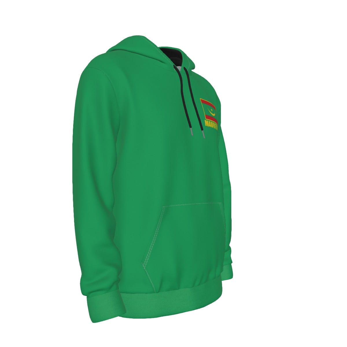 Mauritania Unisex Football Fan Pullover Hoodie Front Right