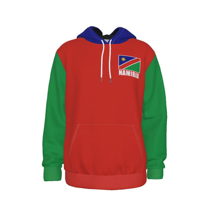 Namibia Unisex Football Fan Pullover Hoodie Front