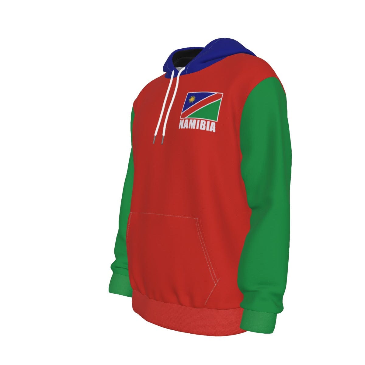 Namibia Unisex Football Fan Pullover Hoodie Front Left