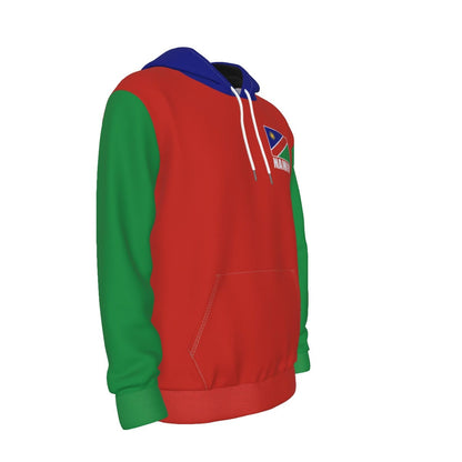 Namibia Unisex Football Fan Pullover Hoodie Front Right