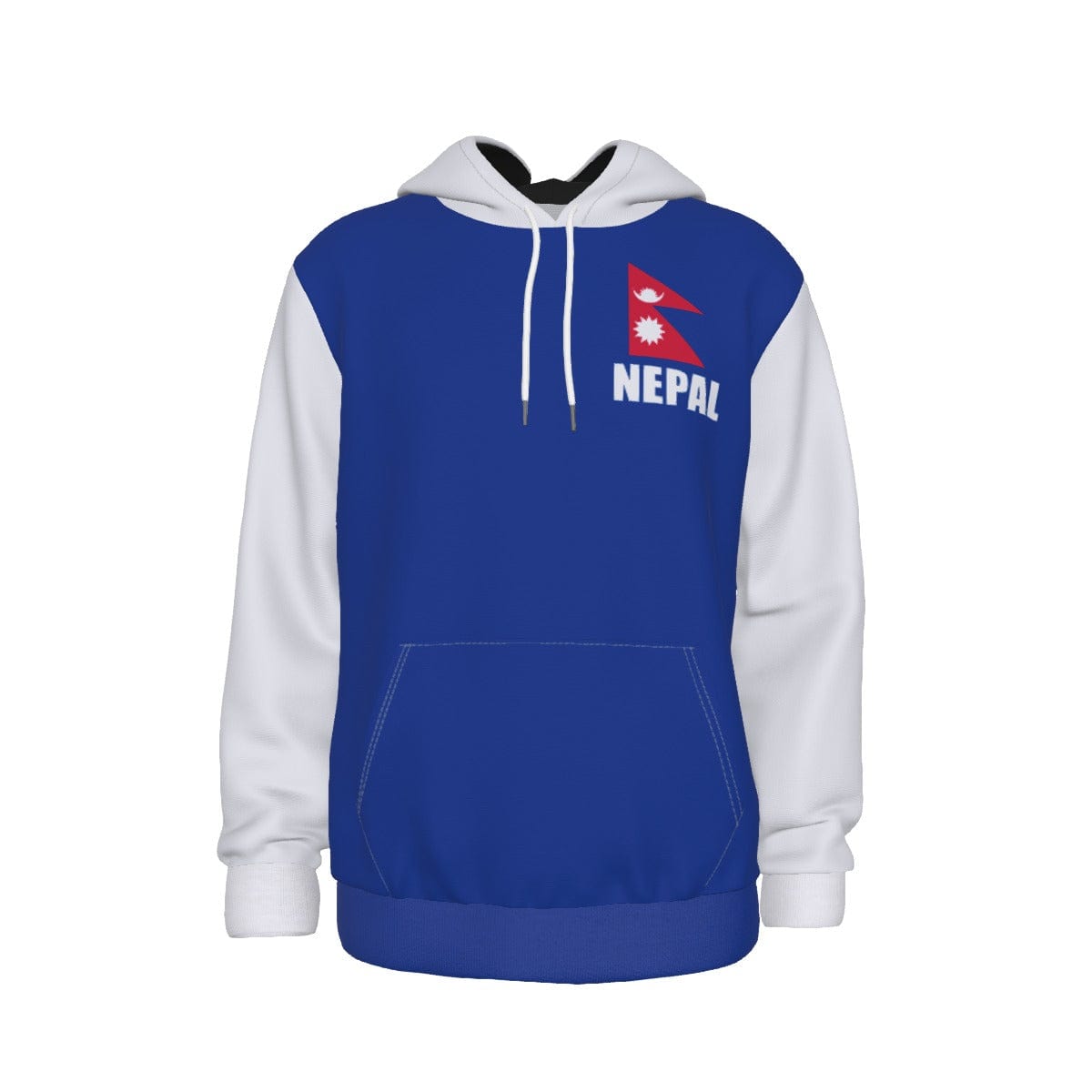 Nepal Unisex Football Fan Pullover Hoodie Front