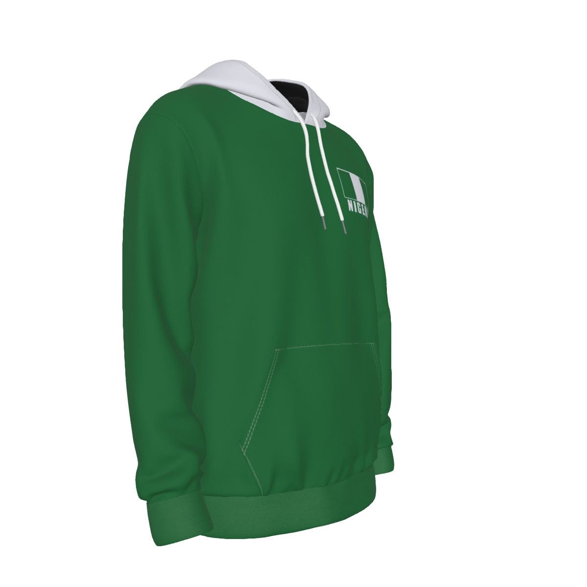 Nigeria Unisex Football Fan Pullover Hoodie Front Right