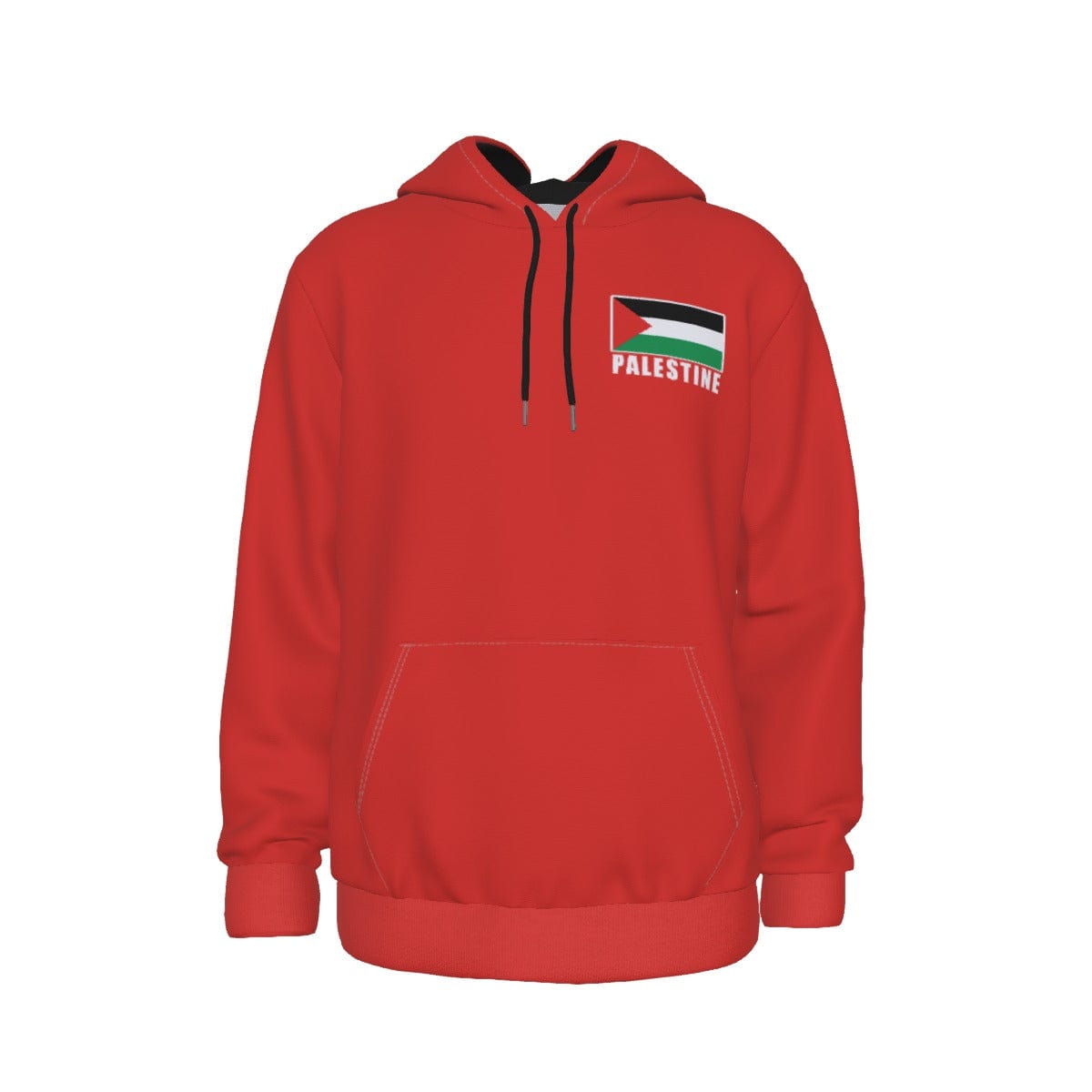 Palestine Unisex Football Fan Pullover Hoodie Front