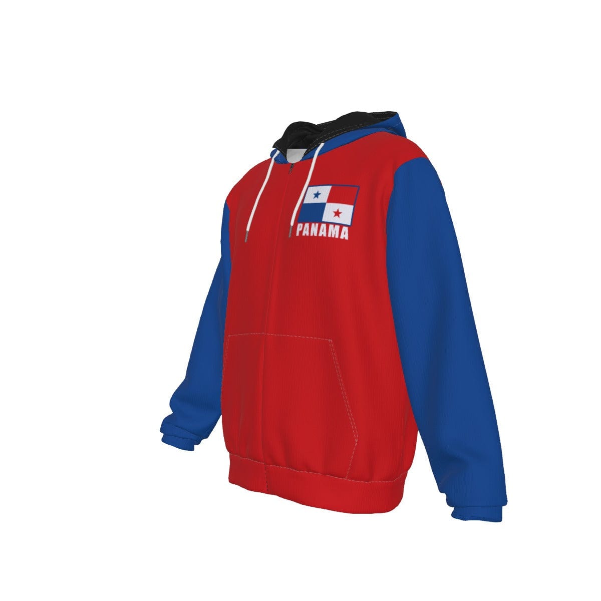 Panama Unisex Football Fan Zip Hoodie Front Left