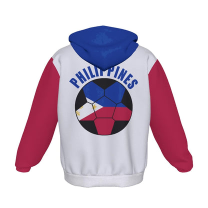 Philippines Unisex Football Fan Pullover Hoodie Back