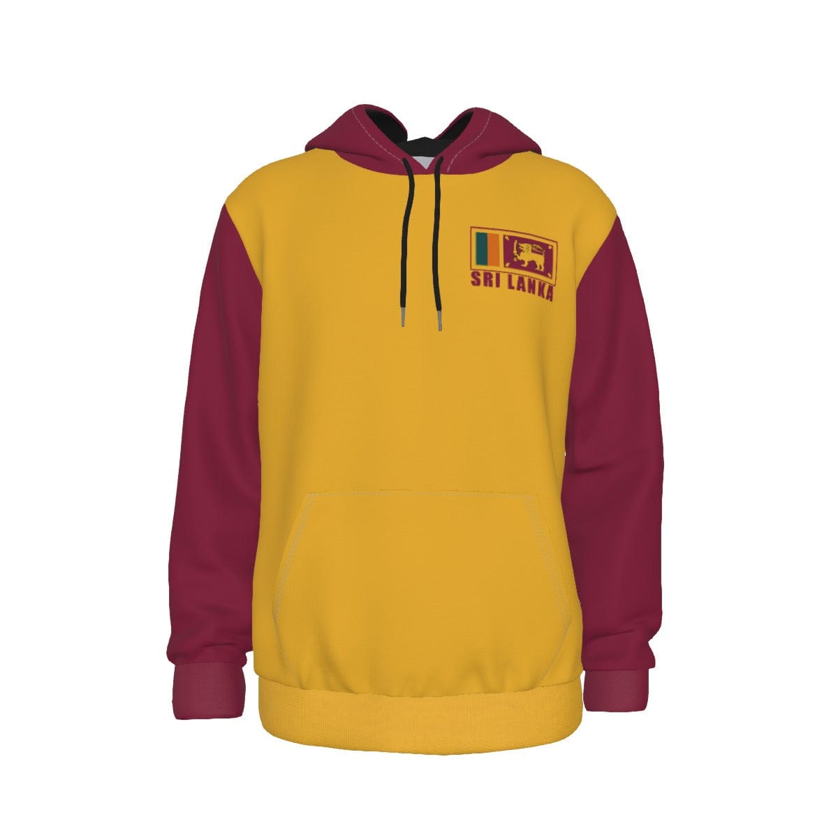 Sri Lanka Unisex Football Fan Pullover Hoodie Front