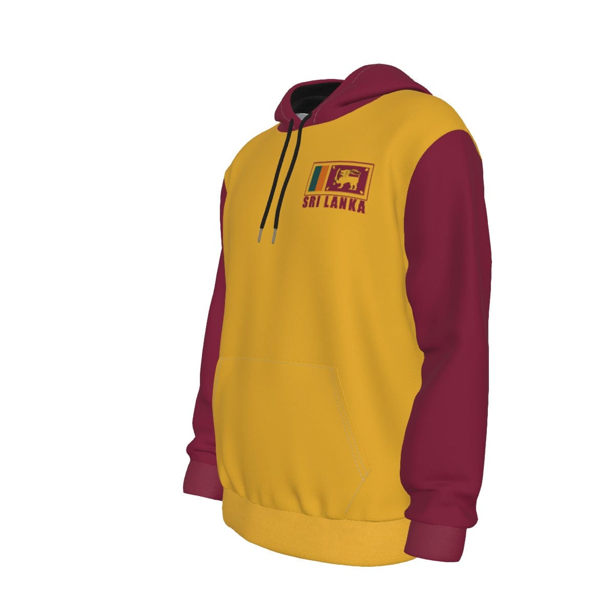 Sri Lanka Unisex Football Fan Pullover Hoodie Front Left