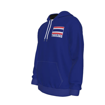 Thailand Unisex Football Fan Pullover Hoodie Front Left