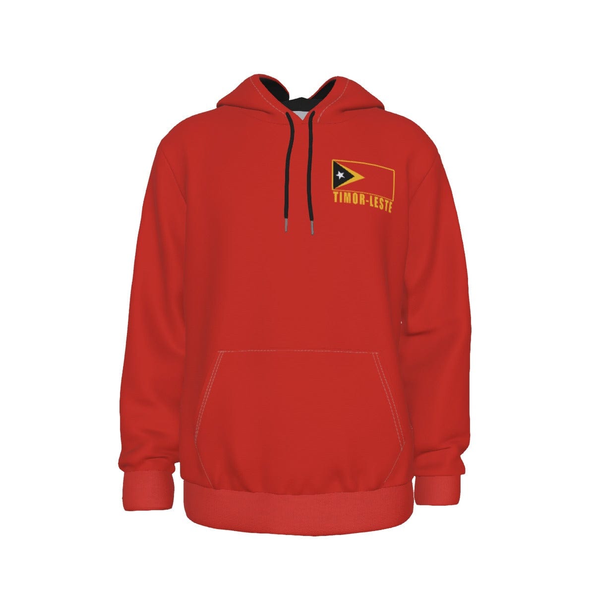 Timor-Leste (East Timor) Unisex Football Fan Pullover Hoodie Front