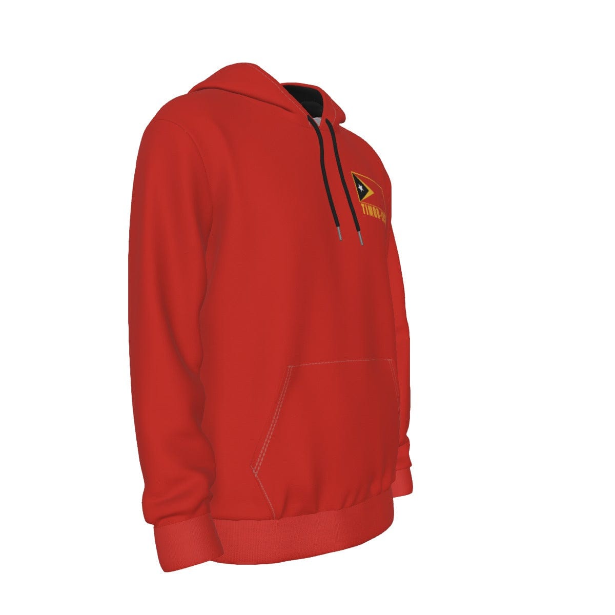 Timor-Leste (East Timor) Unisex Football Fan Pullover Hoodie Front Right