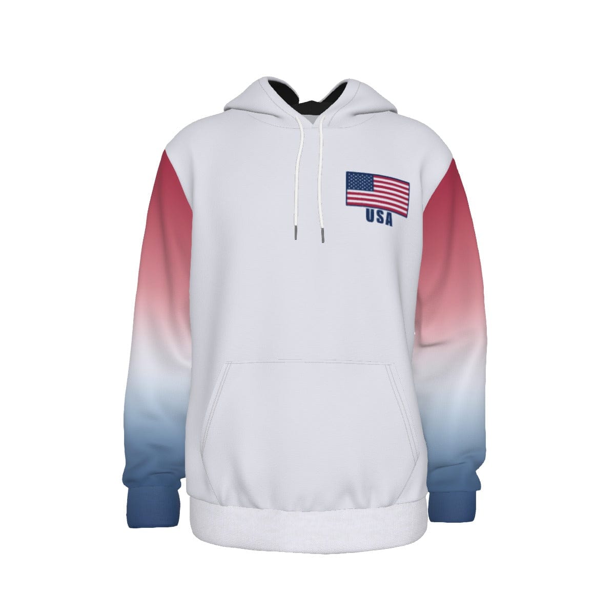 USA Unisex Football Fan Pullover Hoodie Front