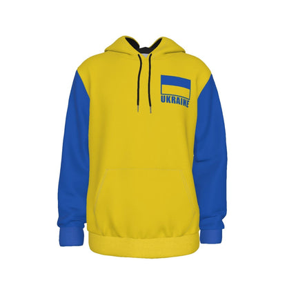 Ukraine Unisex Football Fan Pullover Hoodie Front