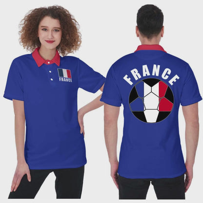 France Unisex Football Fan Polo Shirt Video