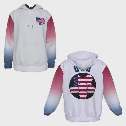 USA Unisex Football Fan Pullover Hoodie Video